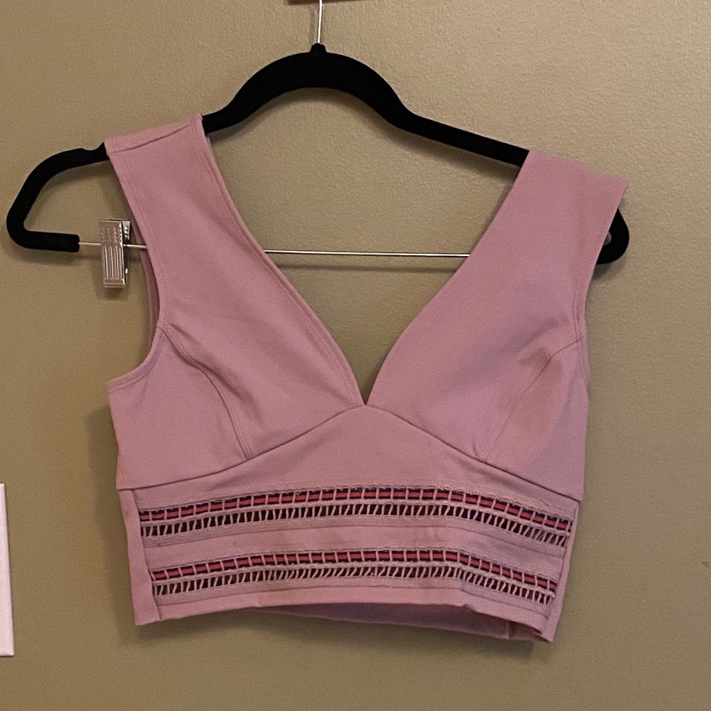 Free People cropped bandeau bra/ crop top